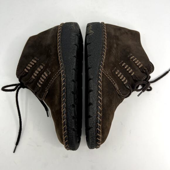 Josef Seibel Women's Air Massage Brown Lace Up Ankle Boots - Picture 5 of 9